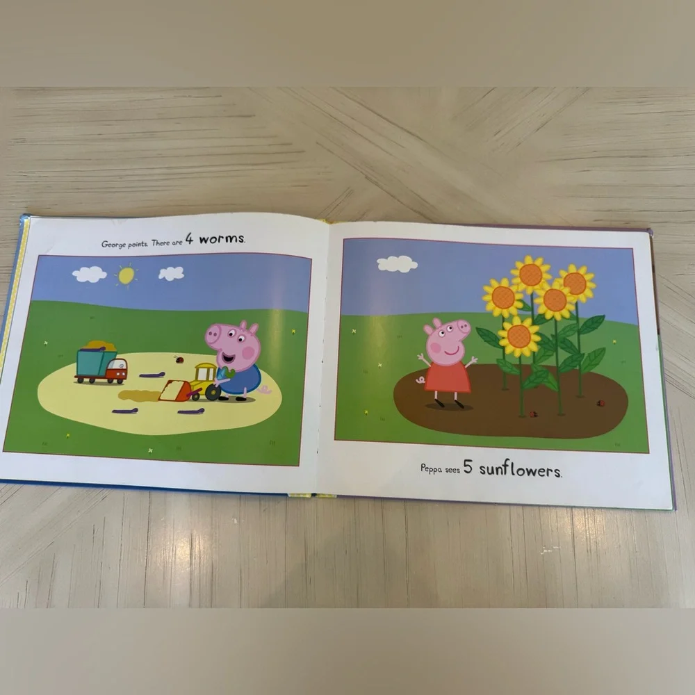 Peppa Pig and the Lucky Ducks Hardcover Book – 2016 – Counting 1–20